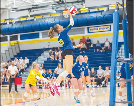 Campbellsport Volleyball Beats  Mayville in the Game of the Week