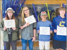 C.H.S. September Students of the Month