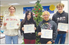 C.H.S. November  Students of the Month